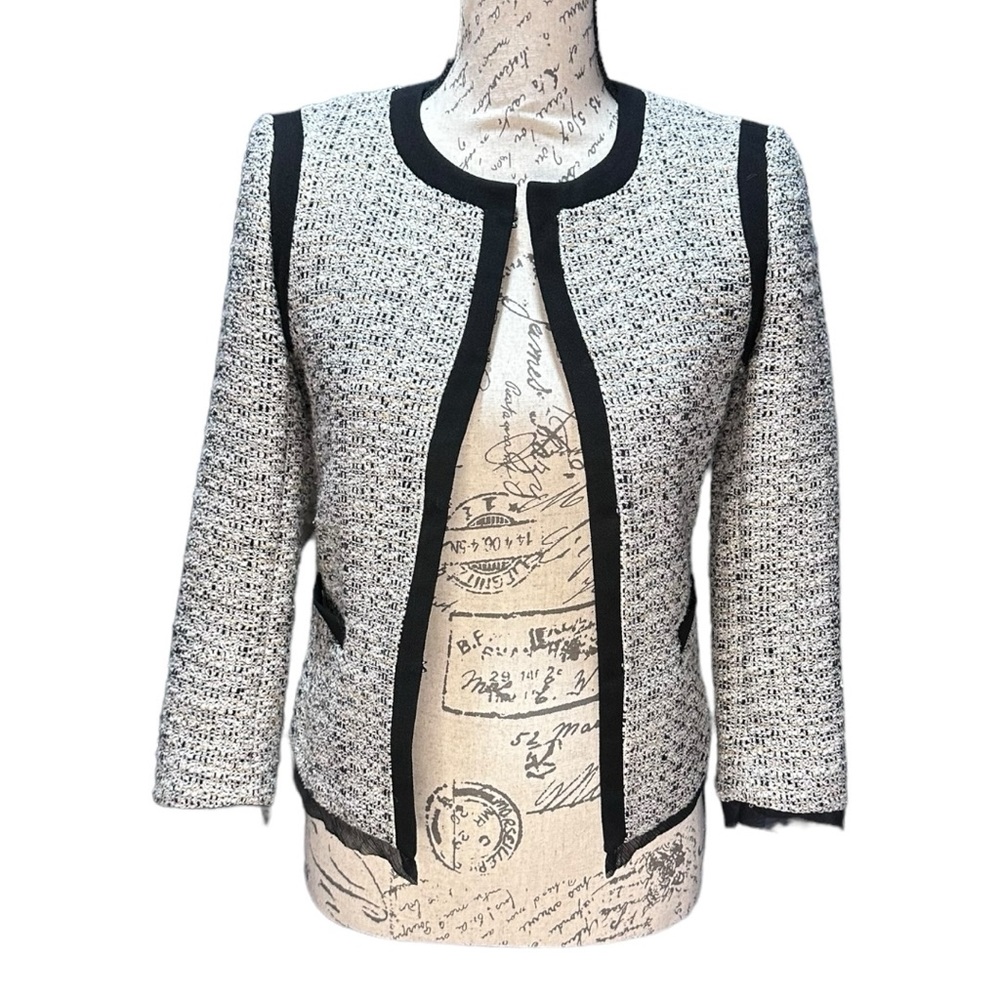 Ann Taylor Collarless Blazer Size 00P